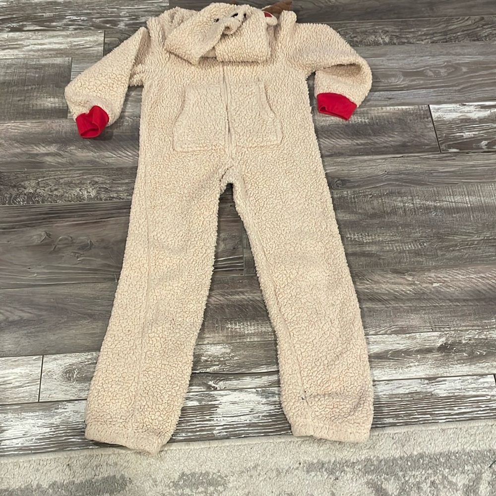 kensie girl reindeer pj. Zip front size large 10/12